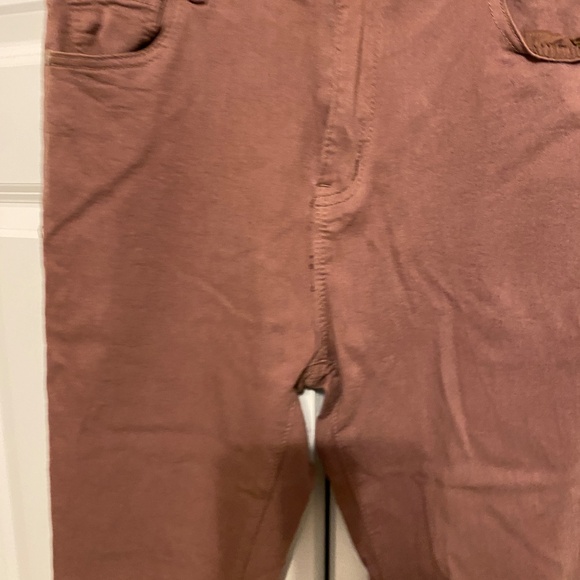 Womens' High Rise Skinny Rose Colored Jeans by Blue Asphalt Sz. L - Picture 10 of 16